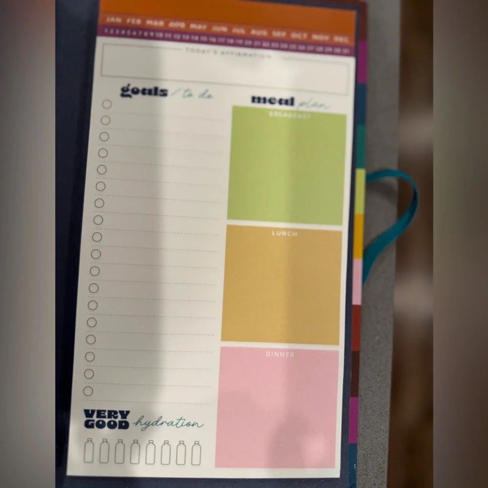 Tabitha Brown Colorful Weekly Business Planner